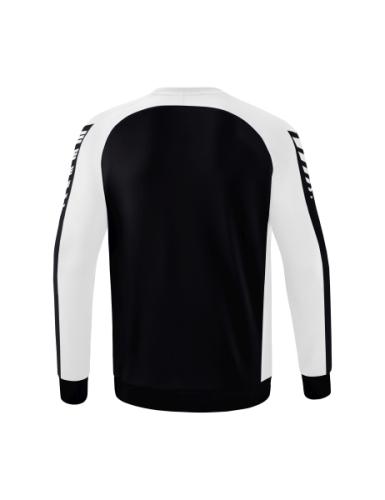 Preview: Erima Six Wings Sweatshirt - schwarz/weiß
