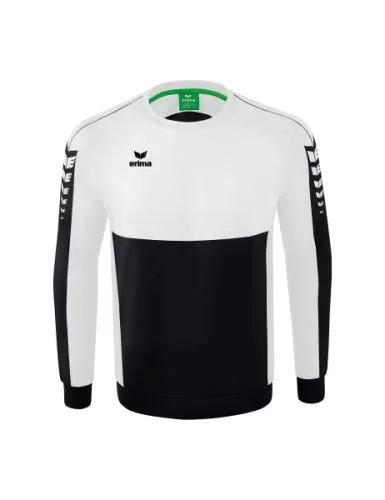 Erima Six Wings Sweatshirt - schwarz/weiß