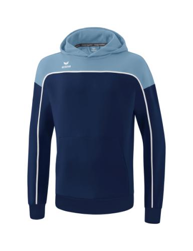 Preview: Erima CHANGE by erima Kapuzensweat - new navy/faded denim/weiß