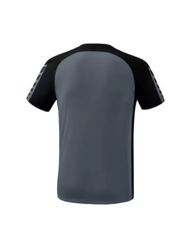 Erima Six Wings T-Shirt für Kinder - slate grey/schwarz