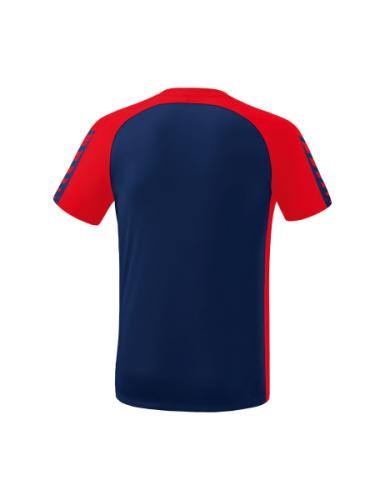 Preview: Erima Six Wings T-Shirt - new navy/rot