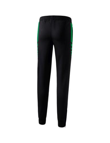 Preview: Erima Frauen Six Wings Worker Hose - schwarz/smaragd