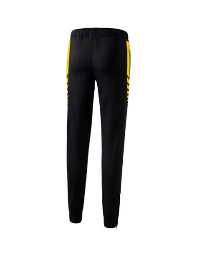 Preview: Erima Frauen Six Wings Worker Hose - schwarz/gelb