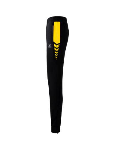 Preview: Erima Frauen Six Wings Worker Hose - schwarz/gelb