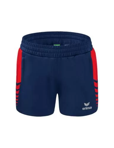 Erima Frauen Six Wings Worker Shorts - new navy/rot