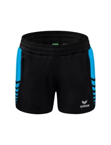 Erima Frauen Six Wings Worker Shorts - schwarz/curacao