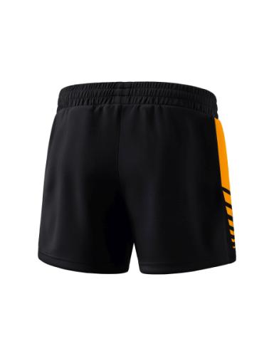 Preview: Erima Frauen Six Wings Worker Shorts - schwarz/new orange