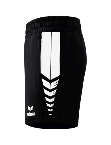 Preview: Erima Frauen Six Wings Worker Shorts - schwarz/weiß