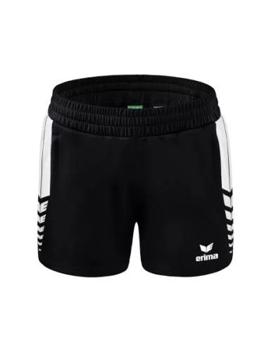 Erima Frauen Six Wings Worker Shorts - schwarz/weiß