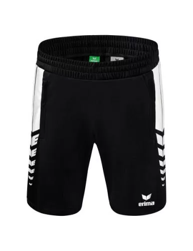 Erima Six Wings Worker Shorts - schwarz/weiß
