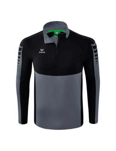 Preview: Erima Six Wings Trainingstop - slate grey/schwarz