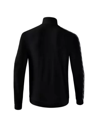 Erima Essential Team Tracktop Jacke für Kinder - schwarz/slate grey