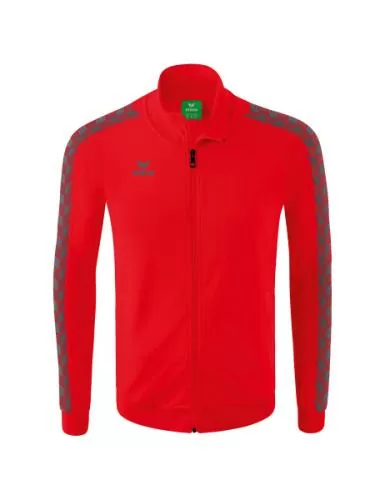 Erima Essential Team Track Top Jacket - red/slate grey