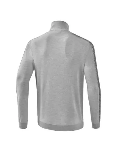 Erima Children's Essential Team Track Top Jacket - light grey marl/slate grey