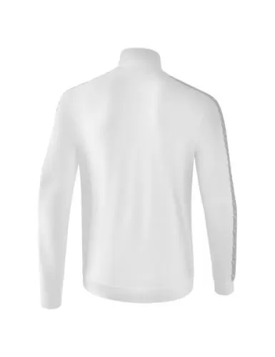 Erima Children's Essential Team Track Top Jacket - white/monument grey