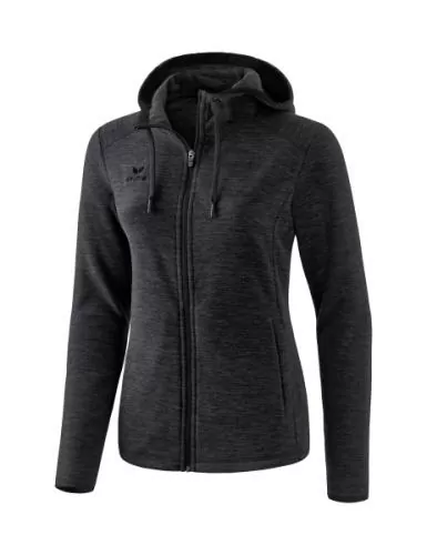 Erima Women's Fleece Jacket - black marl