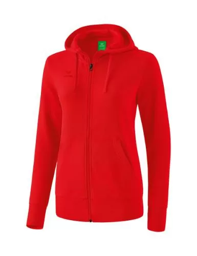 Erima Women's Hooded Sweat Jacket - red