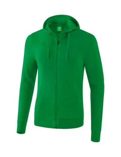 Erima Children's Hooded Sweat Jacket - emerald