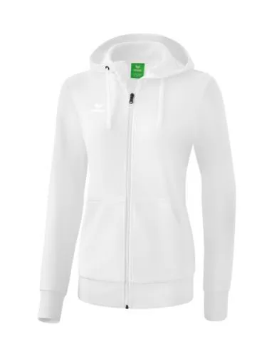 Erima Women's Hooded sweat jacket - white