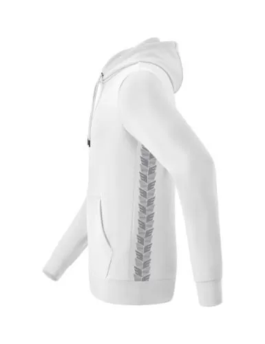 Erima Children's Essential Team Hoody - white/monument grey