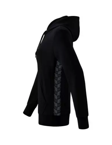Erima Women's Essential Team Hoody - black/slate grey