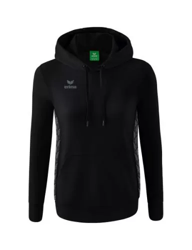 Erima Women's Essential Team Hoody - black/slate grey