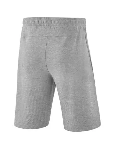 Erima Essential Sweatshorts - hellgrau melange/schwarz