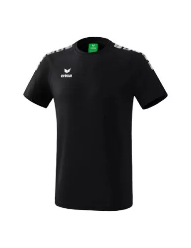 Erima Essential 5-C T-Shirt - schwarz/weiß