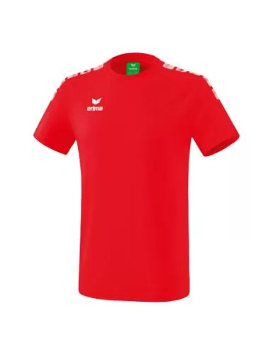 Erima Essential 5-C T-Shirt für Kinder - rot/weiß