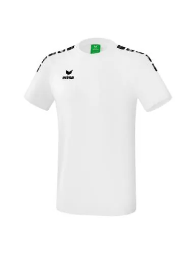 Erima Essential 5-C T-Shirt - weiß/schwarz