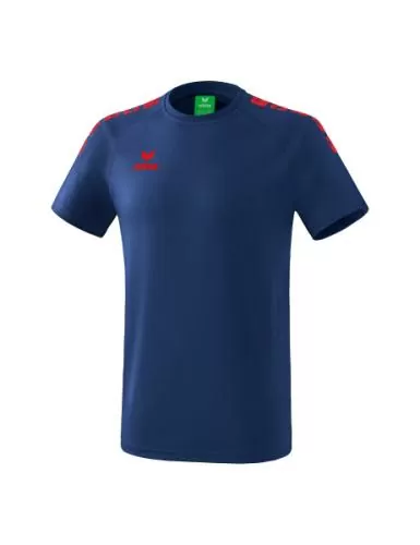 Erima Essential 5-C T-Shirt für Kinder - new navy/rot