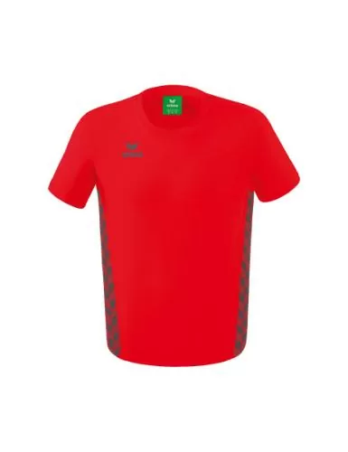Erima Children's Essential Team T-shirt - red/slate grey