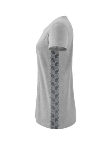 Preview: Erima Frauen Essential Team T-Shirt - hellgrau melange/slate grey