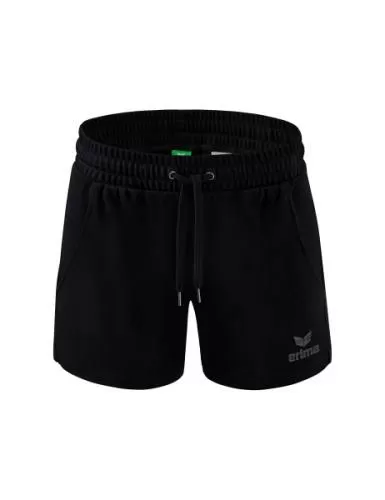 Erima Frauen Essential Team Sweatshorts - schwarz