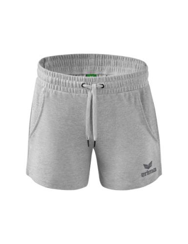 Preview: Erima Frauen Essential Team Sweatshorts - hellgrau melange