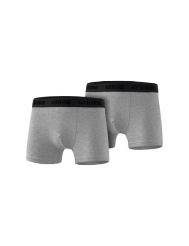 Preview: Erima 2-pack of boxer shorts - grey marl