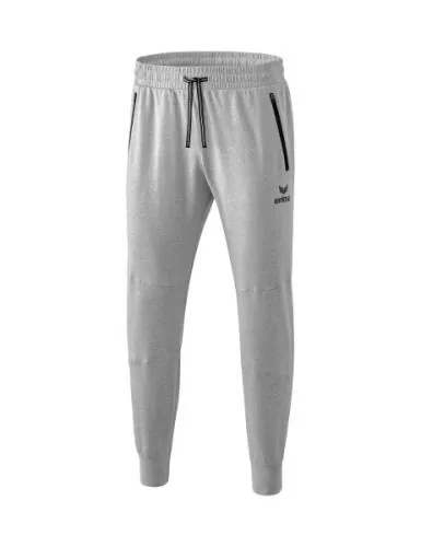 Erima Essential Sweathose - hellgrau melange/schwarz