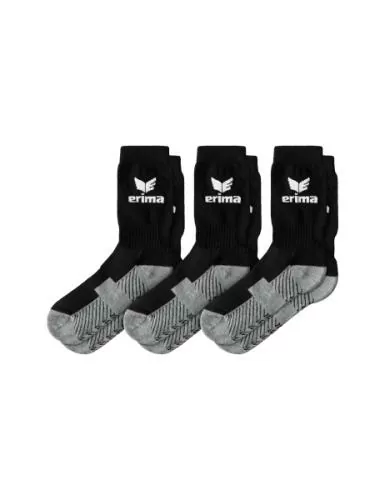Erima Sports Socks, 3 pairs - black
