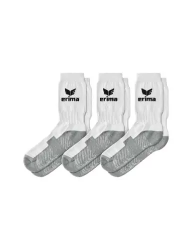 Erima Sports Socks, 3 pairs - white