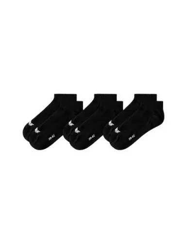 Erima Sock Liners, 3 pairs - black