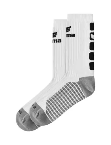 Erima CLASSIC 5-C Socken - weiß/schwarz