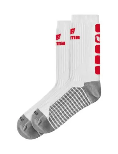 Erima CLASSIC 5-C Socken - weiß/rot