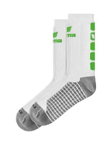 Erima CLASSIC 5-C Socken - weiß/green