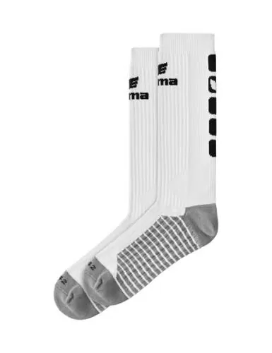 Erima CLASSIC 5-C Socken lang - weiß/schwarz