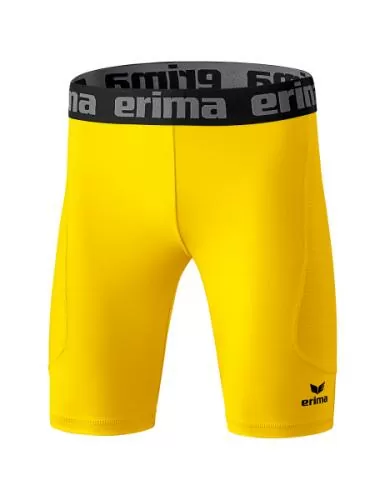 Erima Elemental Tights, short - yellow