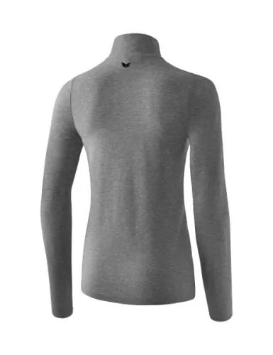Erima Women's Polo-Neck Jumper - grey marl