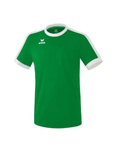 Erima Children's Retro Star Jersey - emerald/white