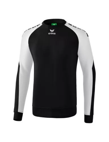 Erima Essential 5-C Sweatshirt - schwarz/weiß