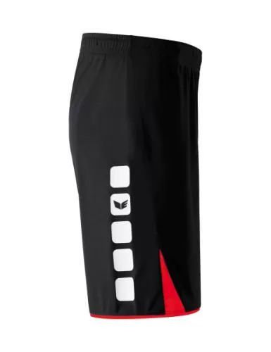 Erima CLASSIC 5-C Shorts - black/red