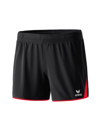 Preview: Erima Frauen CLASSIC 5-C Shorts - schwarz/rot